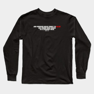 Quran 3:101 Long Sleeve T-Shirt